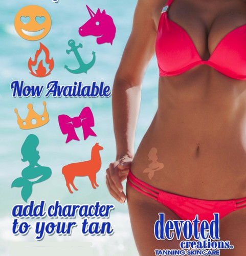 Premium tanning body stickers - tanning,