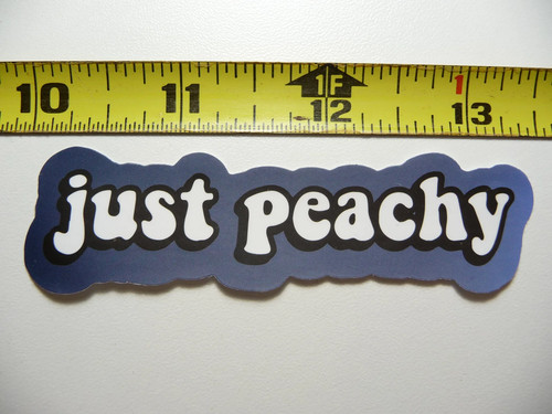 Just peachy small - just, sticker